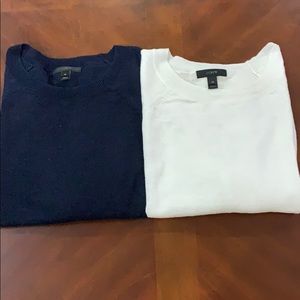 Set of 2 J Crew linen sweaters